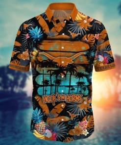 Texas Longhorns NCAA Flower Hawaii Shirt For Fans Ver 32