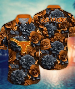 Texas Longhorns NCAA Flower Hawaii Shirt For Fans Ver 34