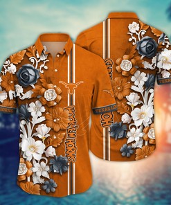Texas Longhorns NCAA Flower Hawaii Shirt For Fans Ver 37