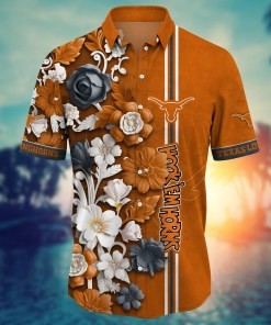Texas Longhorns NCAA Flower Hawaii Shirt For Fans Ver 37
