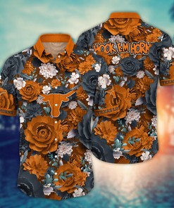 Texas Longhorns NCAA Flower Hawaii Shirt For Fans Ver 6