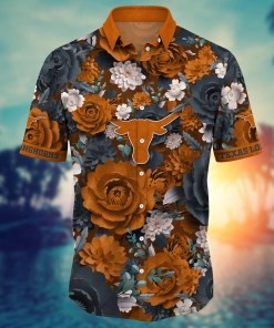 Texas Longhorns NCAA Flower Hawaii Shirt For Fans Ver 6