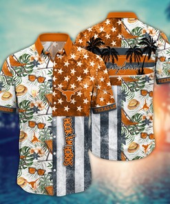 Texas Longhorns NCAA Flower Hawaii Shirt For Fans Ver 7