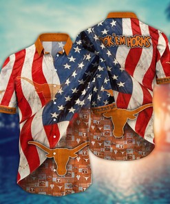 Texas Longhorns NCAA Flower Hawaii Shirt For Fans Ver 8