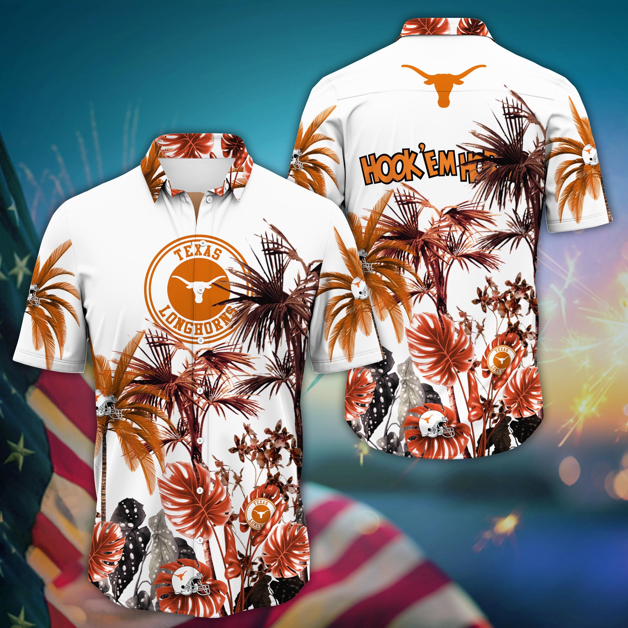 Texas Longhorns NCAA Hawaii Shirt For Fans Ver 1