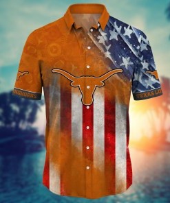 Texas Longhorns NCAA Hawaii Shirt Ver 3