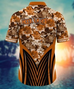 Texas Longhorns NCAA Hawaiian Shirt, Aloha Shirt Style 1