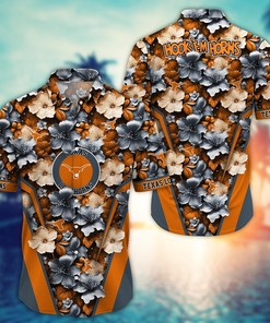 Texas Longhorns NCAA Hawaiian Shirt, Aloha Shirt Style 2