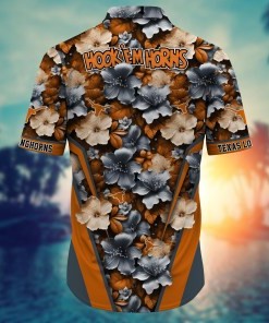 Texas Longhorns NCAA Hawaiian Shirt, Aloha Shirt Style 2