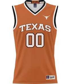 Texas Longhorns NIL Men Basketball Custom Jersey - Texas Orange