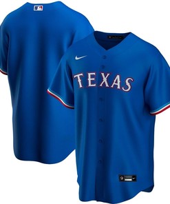 Texas Rangers 2020 Mlb Blue Jersey