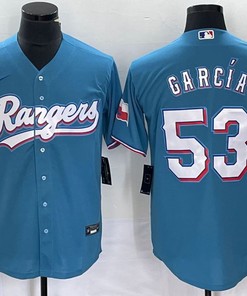 Texas Rangers #53 Adolis Garcia Jersey