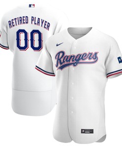 Texas Rangers Home Pick-a-player Retired Roster Authentic Jersey - White Custom Jerseys Mlb Ver 1