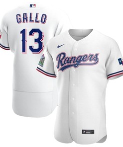 Texas Rangers Joey Gallo #13 2020 Mlb White Jersey