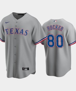 Texas Rangers Kumar Rocker 80 2022-23 Draft Gray Road Jersey