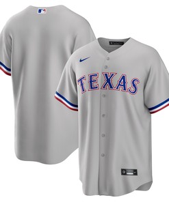 Texas Rangers Road Replica Team Jersey - Gray Mlb