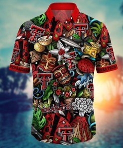 Texas Tech Red Raiders NCAA Flower Hawaii Shirt For Fans Style 16