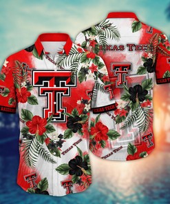 Texas Tech Red Raiders NCAA Flower Hawaii Shirt For Fans Style 28