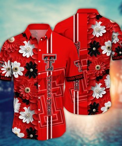 Texas Tech Red Raiders NCAA Flower Hawaii Shirt For Fans Style 5