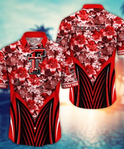 Texas Tech Red Raiders NCAA Hawaiian Shirt, Aloha Shirt Style 1