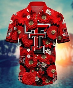 Texas Tech Red Raiders NCAA Hawaiian Shirt for This Summer Customize Shirt Any Team