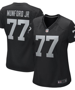 Thayer Munford Jr. Las Vegas Raiders Women's Game Player Jersey - Black