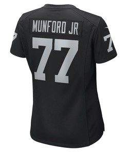 Thayer Munford Jr. Las Vegas Raiders Women's Game Player Jersey - Black