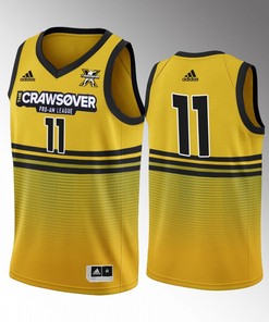 The CrawsOver Pro-Am Trae Young 11 Atlanta Hawks Gold Jersey Seattle 2022