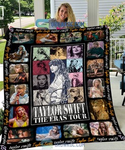 The Eras Tour Taylor Swift All Album Fleece Blanket Quilt
