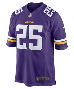 Theo Jackson 25 Minnesota Vikings Home Game Player Jersey - Purple