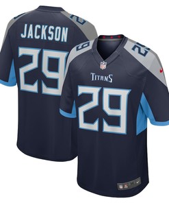 Theo Jackson Tennessee Titans Game Player Jersey - Navy