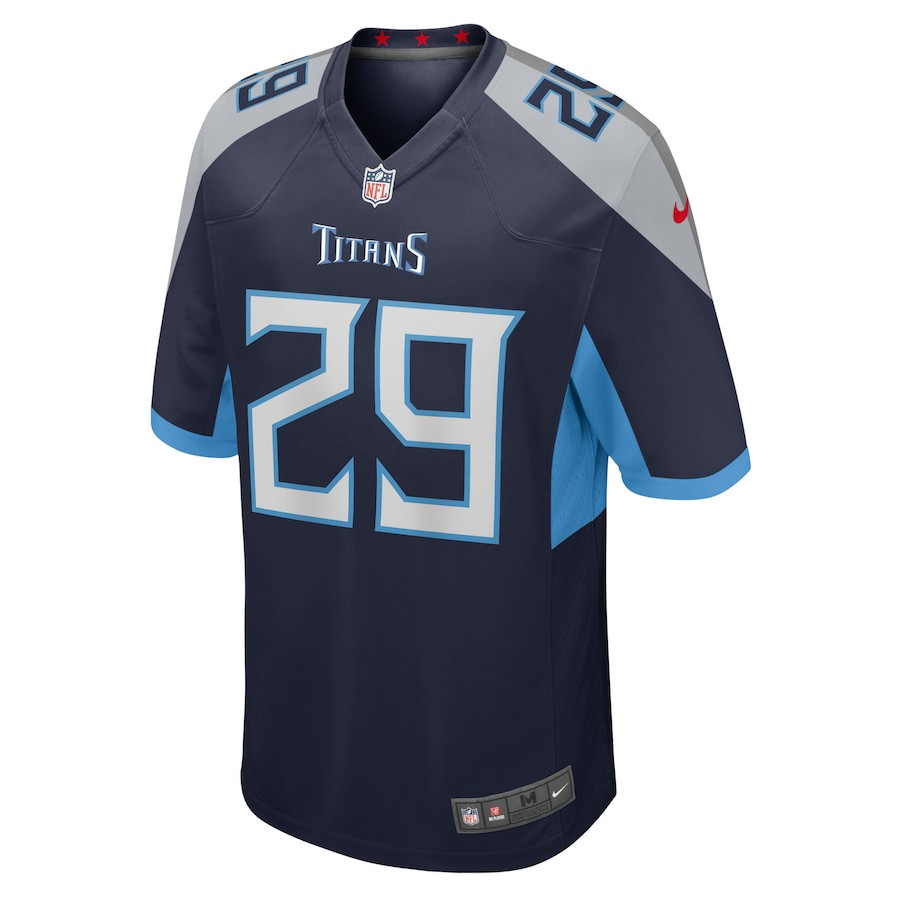 Theo Jackson Tennessee Titans Game Player Jersey - Navy
