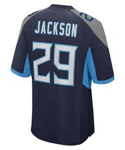 Theo Jackson Tennessee Titans Game Player Jersey - Navy