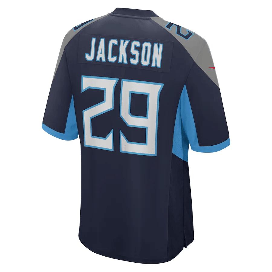 Theo Jackson Tennessee Titans Game Player Jersey - Navy