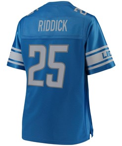 Theo Riddick Detroit Lions Nfl Pro Line Womens Team Color Player Jersey - Blue