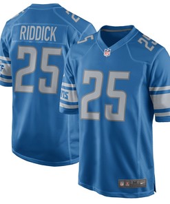Theo Riddick Detroit Lions Nike 2017 Game Jersey - Blue