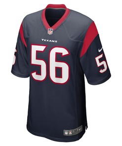 Thomas Booker IV Houston Texans Game Player Jersey - Navy