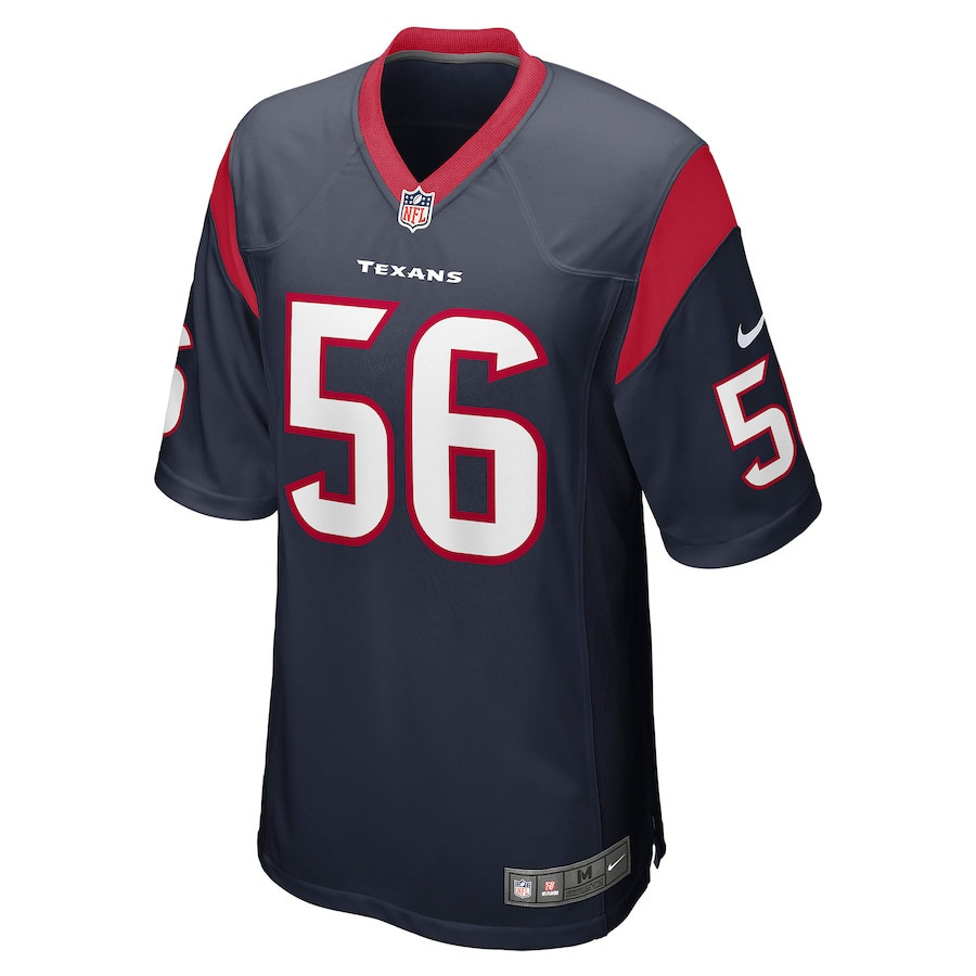 Thomas Booker IV Houston Texans Game Player Jersey - Navy