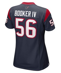 Thomas Booker IV Houston Texans Women's Player Game Jersey - Navy
