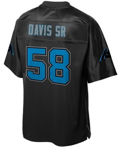 Thomas Davis Carolina Panthers Nfl Pro Line Reverse Fashion Jersey - Black