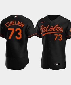 Thomas Eshelman 73 Baltimore Orioles Black Alternate Jersey