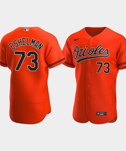 Thomas Eshelman 73 Baltimore Orioles Orange Alternate Jersey