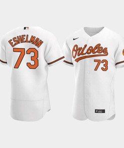 Thomas Eshelman 73 Baltimore Orioles White Home Jersey