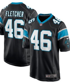 Thomas Fletcher Carolina Panthers Game Jersey - Black Nfl