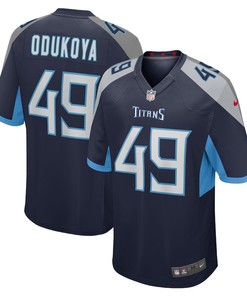 Thomas Odukoya Tennessee Titans Game Player Jersey - Navy