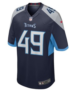 Thomas Odukoya Tennessee Titans Game Player Jersey - Navy