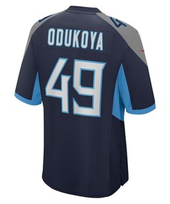 Thomas Odukoya Tennessee Titans Game Player Jersey - Navy