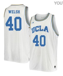 Thomas Welsh 40 UCLA Bruins Retro Elite Basketball Youth Jersey - White