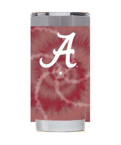 Tie Dye Alabama Crimson Tumbler - Unique Tie Dye Tumbler for Alabama Enthusiasts