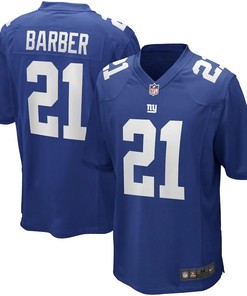 Tiki Barber New York Giants Nike Game Retired Player Jersey - Royal